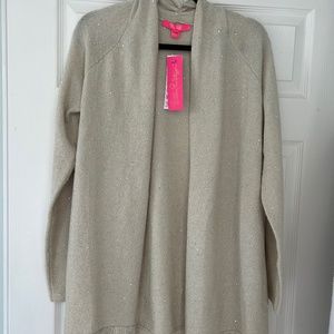 Lilly Pulitzer Tan cardigan